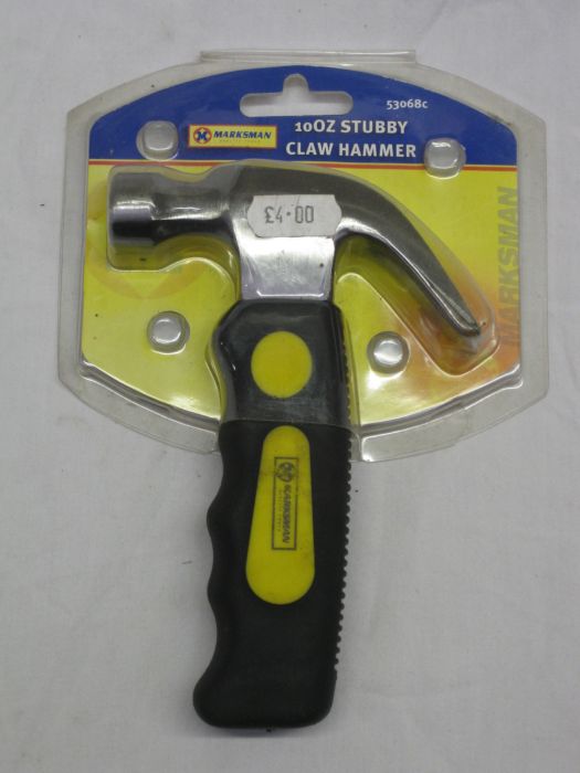 Draper 283g (10oz) Fibreglass Shaft Stubby Claw Hammer – Magnetic Nail Starter, Soft Grip Handle | Model 68833 - View #6