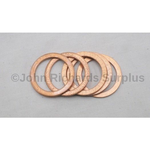 Land Rover Drain Plug Copper Washer x 5 FTC4112