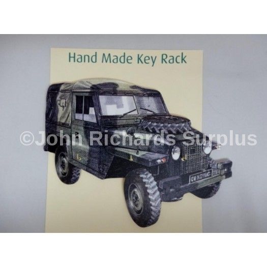Handmade wooden key Ring Land Rover Lightweight Series 2A