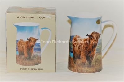 Highland Coo / Cow Fine China Jug Leonardo Collection LP93950