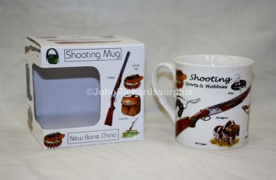 Bone China Shooting Sports Mug Gift Boxed