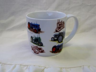 Classic Vintage Tractor Fine China Mug by Oscar & Bromley R35015T