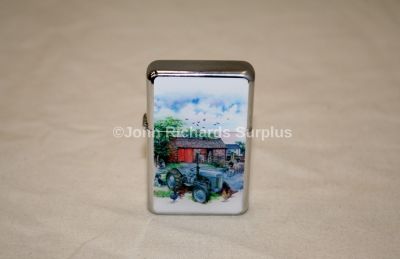 Little Grey Fergie Epoxy Windproof Lighter Ferguson Tractor 69386