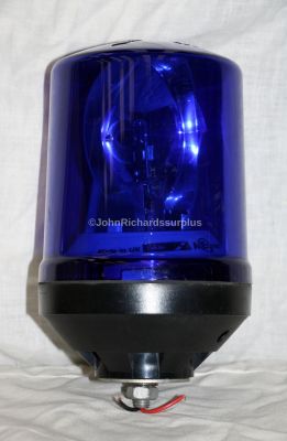 Lucas 24 Volt Single Screw Mount Blue Rotating Beacon K8691