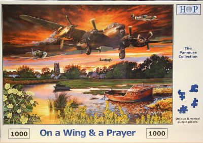 Wing and a Prayer 1000 Piece Jigsaw Puzzle WW2 Aircraft Flying Home