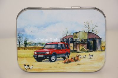 Sue Podbery Collection Tobacco Tin Land Rover Discovery 1 Red SP171MMT