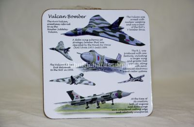 Drinks Coaster Featuring RAF Vulcan Bomber