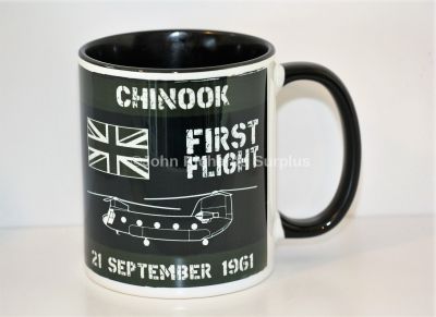 Classic Style China Mug Boeing CH-47 Chinook Helicopter First Flight 