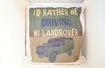 Land Rover Defender Cotton Weave Cushion 