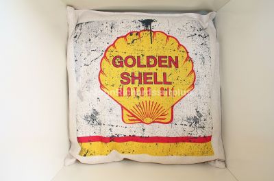 Golden Shell Motor Oil Cotton Weave Cushion 