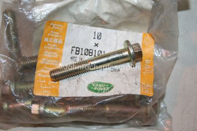 Land Rover Flanged Head Bolt Various Applications M8 x 50mm FB108101L
