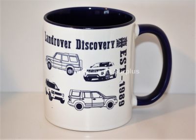 Classic Style China Mug Land Rover Discovery EST-1989