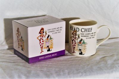 Fine China Head Chef Mug Gift Boxed