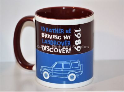 Classic Style China Mug I'd Rather Be Driving My Land Rover Discovery