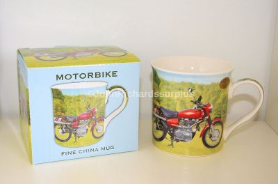 Classic Motorbike Fine China Mug Leonardo Collection