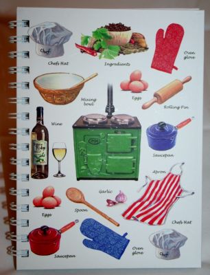 A5 Cooking Hard Back Notebook