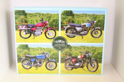 Set of 4 Classic Motorbike Fine China Mug Leonardo Collection