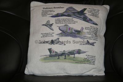 RAF Avro Vulcan Bomber Cotton Weave Cushion 