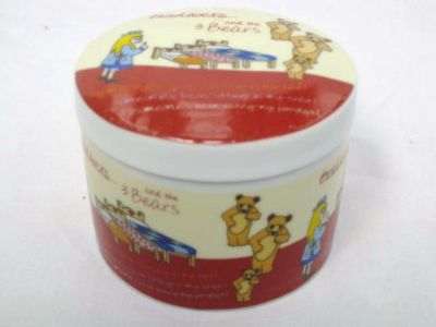 Regency Nursery Rhyme Ceramic Trinket Box Goldilocks