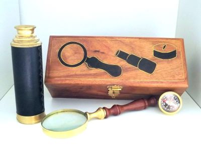 Wooden Explorers Box Novelty Collectable Gift Idea 067242 3003