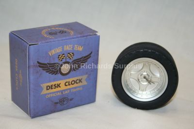 Vintage Race Team MPH Rubber Tyre Desk Clock HM1097