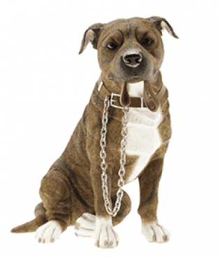Leonardo Dog Collection Walkies Brown Staffordshire Bull Terrier Figurine LP08285