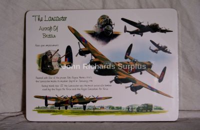 RAF Avro Lancaster Bomber Cork Placemat 11.5" x 8.5"
