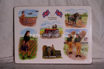 The Womens Land Army Cork Placemat 11.5" x 8.5"