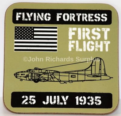 Drinks Coaster Boeing Flying Fortress Aircraft First Flight 
