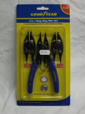 Goodyear 3 in 1 Circlip Pliers Set
