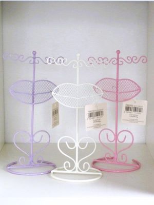 Lips Shaped Jewellery Stand in 3 colours. D10160/F