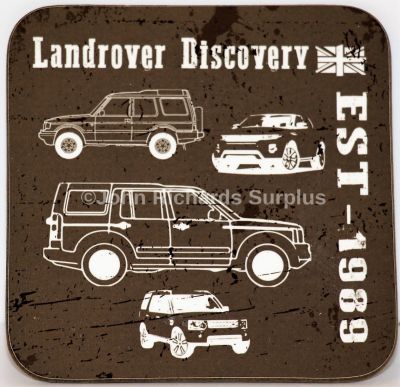 Drinks Coaster Land Rover Discovery EST-1989