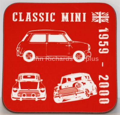 Drinks Coaster Classic Mini 1959-2000