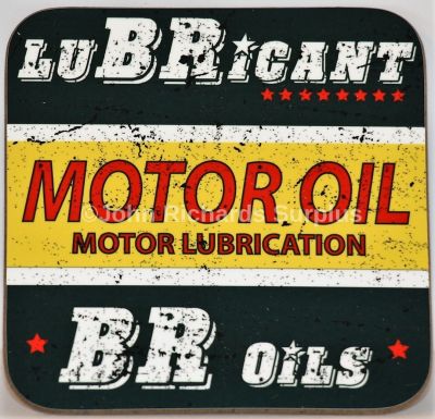 Drinks Coaster Motor Oil BR Oils