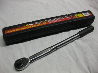 Am-Tech 1/2" Drive Micrometer Adjustable Torque Wrench I8100