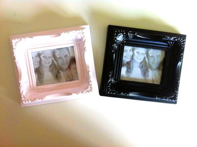 Miniature Magnetic Vintage Style Photo Frames in Black and White New Home Gift Idea D11074