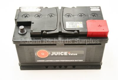 Juice 12V 80AH Car Battery Type 110 (Collect Only)