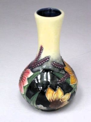Old Tupton Ware Miniature Vase Summer Bouquet Design 1126