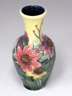 Old Tupton Ware Miniature Vase Summer Bouquet Design 4 Inches 1127