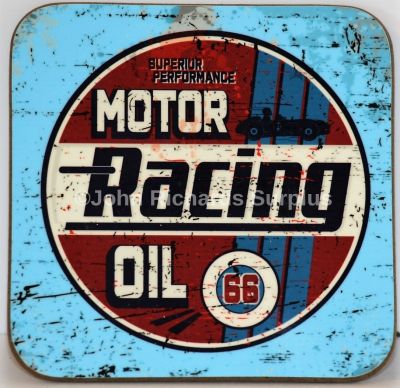 Drinks Coaster "Motor Racing Oil" 