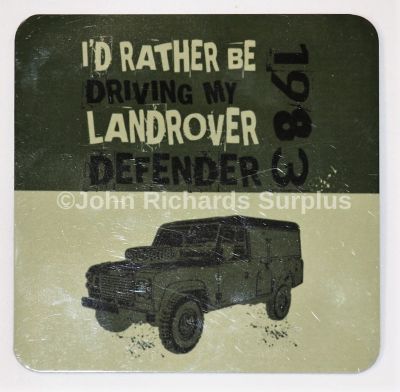 Fridge Magnet I'd Rather Be Driving My Land Rover Defender