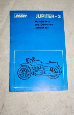 Cossack Jupiter-3 motorbike user handbook 