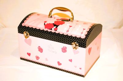 Pink Parisienne Poodle Jewellery or Storage Box 1300