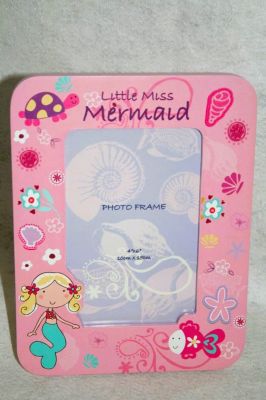 Little Miss Mermaid or Little Gardener Nursery Single Photo Frame 1301