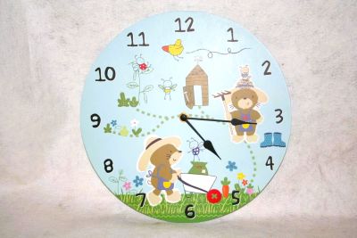 Little Gardener Wall Mounted Battery Operated Clock 1303T 