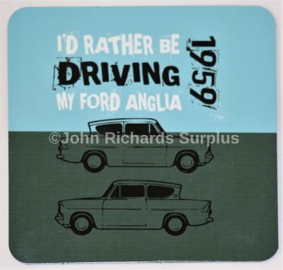 Fridge Magnet I'd Rather Be Driving My Ford Anglia