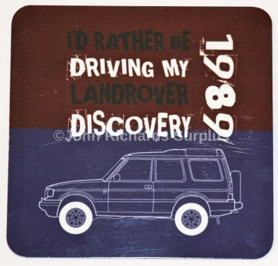 Fridge Magnet I'd Rather Be Driving My Land Rover Discovery