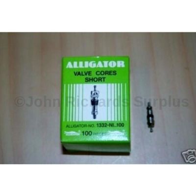 Alligator valve cores box of 100 1332-N1