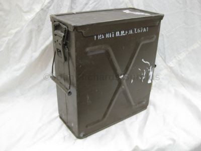Steel ammo radio kit box with removable lid 1375994512584 