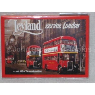 Leyland bus fridge magnet